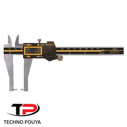 کولیس دیجیتال فک تعویضی آسیمتو برای شیار | مدل 3-06-318 اصل