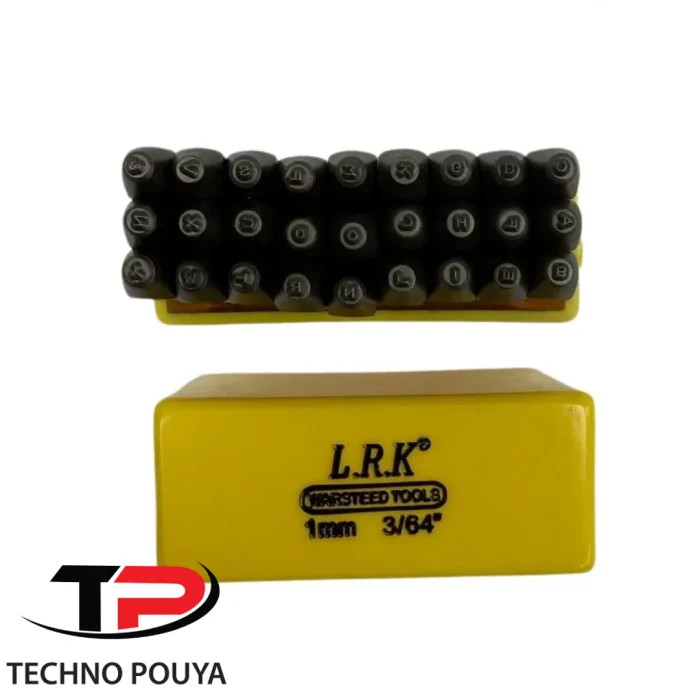 قیمت سنبه حروف کوب L.R.K سایز 1 | ست 27 عددی مقاوم و ظریف