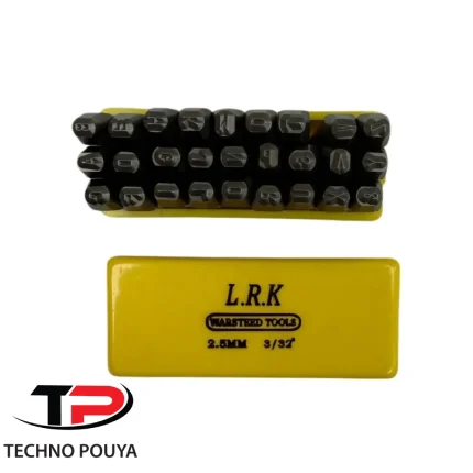 فروش سنبه حکاکی حروف L.R.K سایز 2.5 میلی‌متر | ابزار حکاکی دقیق