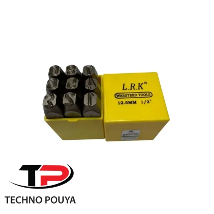 فروش شماره کوب 12.5 میلی‌متر برند L.R.K | ابزار حکاکی صنعتی