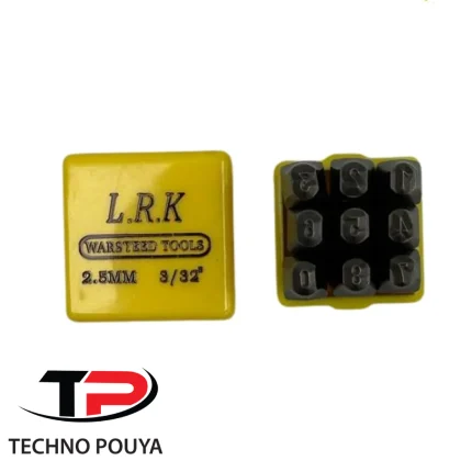قیمت سنبه شماره کوب L.R.K سایز 2.5 | ابزار حرفه‌ای شماره‌گذاری صنعتی
