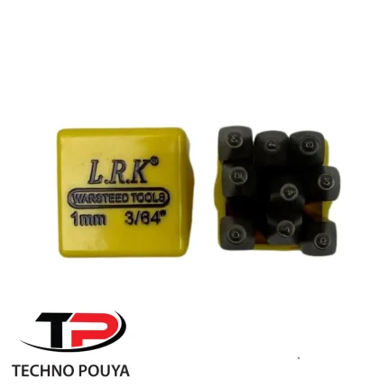 قیمت سنبه شماره کوب سایز 1 برند L.R.K | کوچک‌ترین ابزار شماره‌گذاری دقیق
